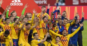 فوز برشلونة بكأس الملك 2020/2021