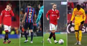 خسائر برشلونة ومانشستر يونايتد في مبارزتهما في الدوري الأوروبي 3